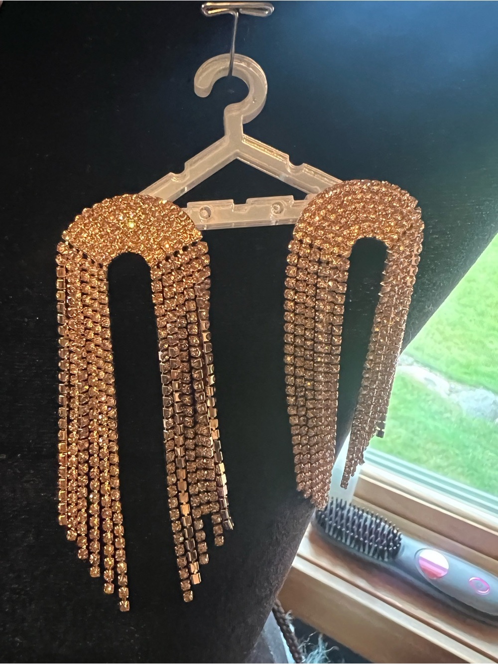 FMG Champagne rainbow earrings
